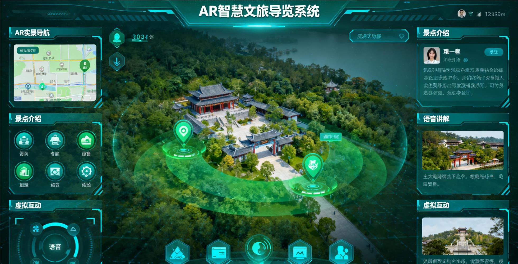 AR智慧文旅导览系统